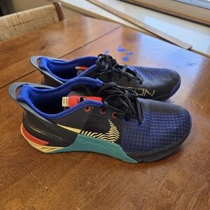 Nike Metcon 8 Anthracite Mens Blue Lightning Sneakers Size mens 8